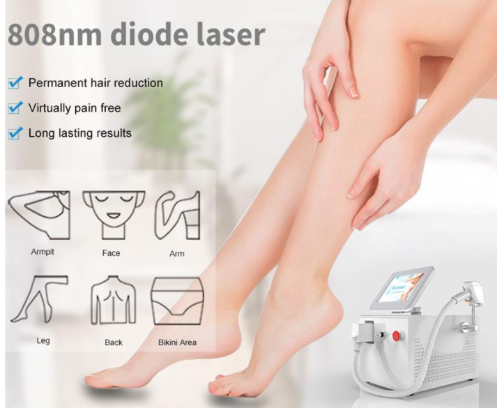 Advantages of clinic laser hair removal machine