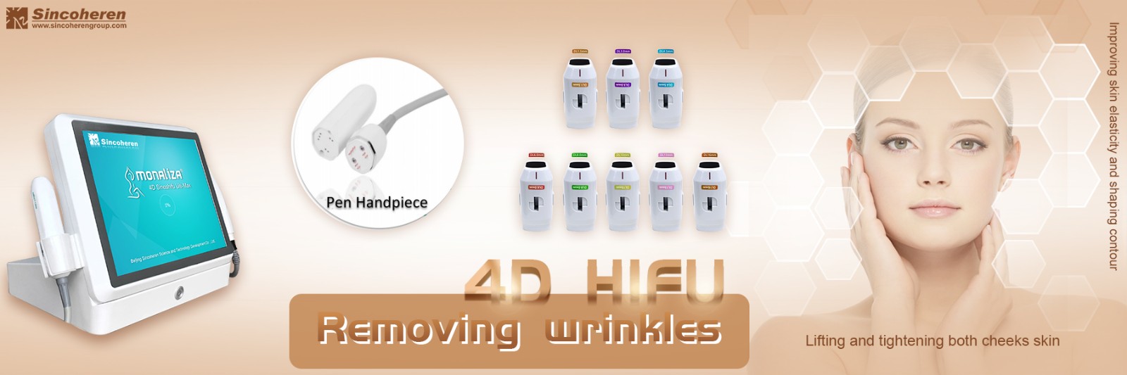 Wholesale 5 in1 4d Hifu Beauty Machine For Skin Rejuvenation
