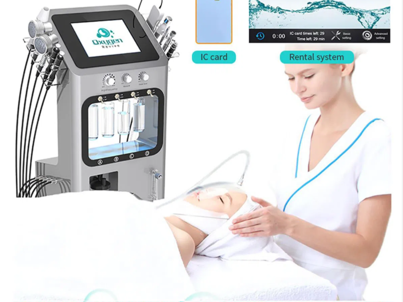 Oxygen facial machine microdermabrasion machine