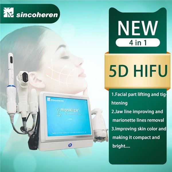 anti-wrinkle 5d hifu machine skin tightening ultrasound treatment