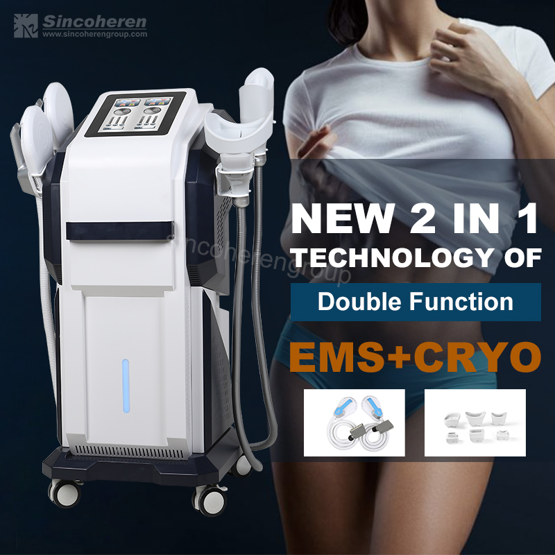 Two in one cooling ems body sculpt instrument