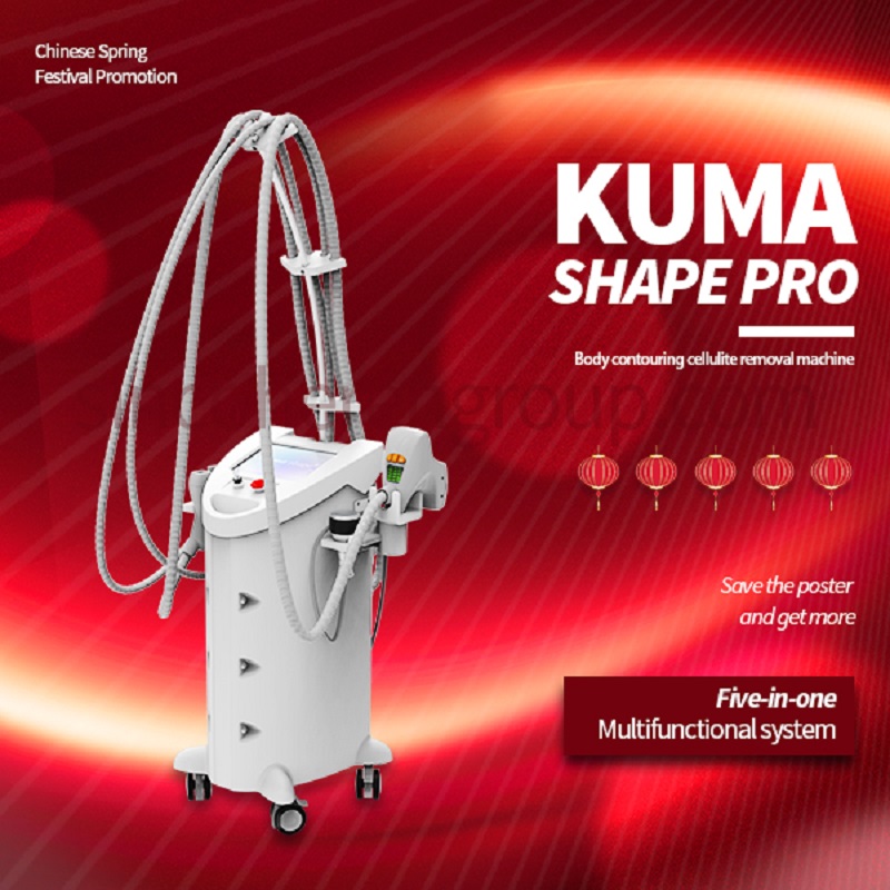 2023 Best Cavitation Ultrasound Vacuum RF kuma shape pro roller message fat burner butt lifting machine body shape slimming